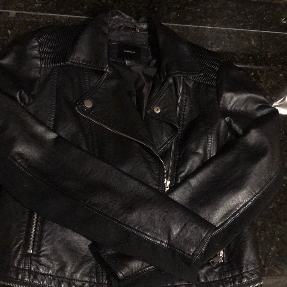 Leather jacket